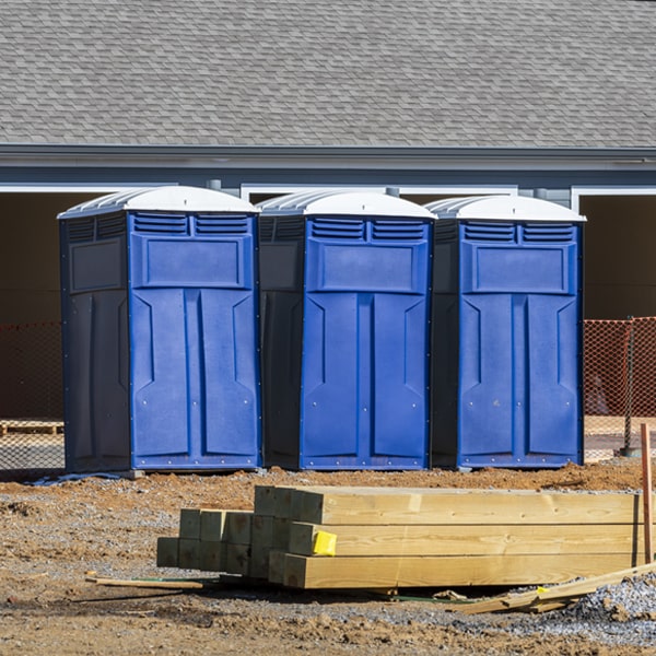 how can i report damages or issues with the portable restrooms during my rental period in Oklee MN